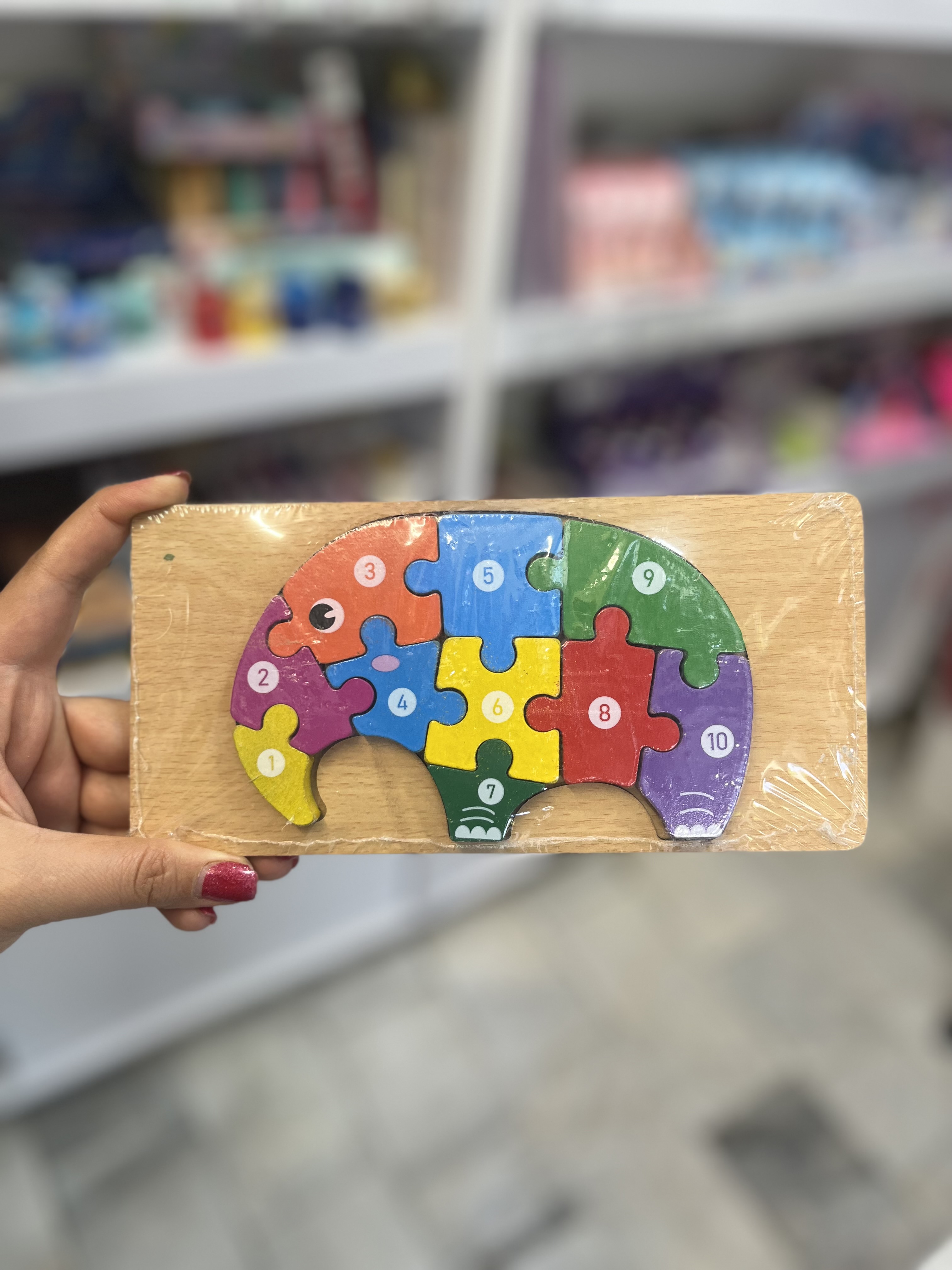 پازل چوبی مناسب ۴ سال به بالا