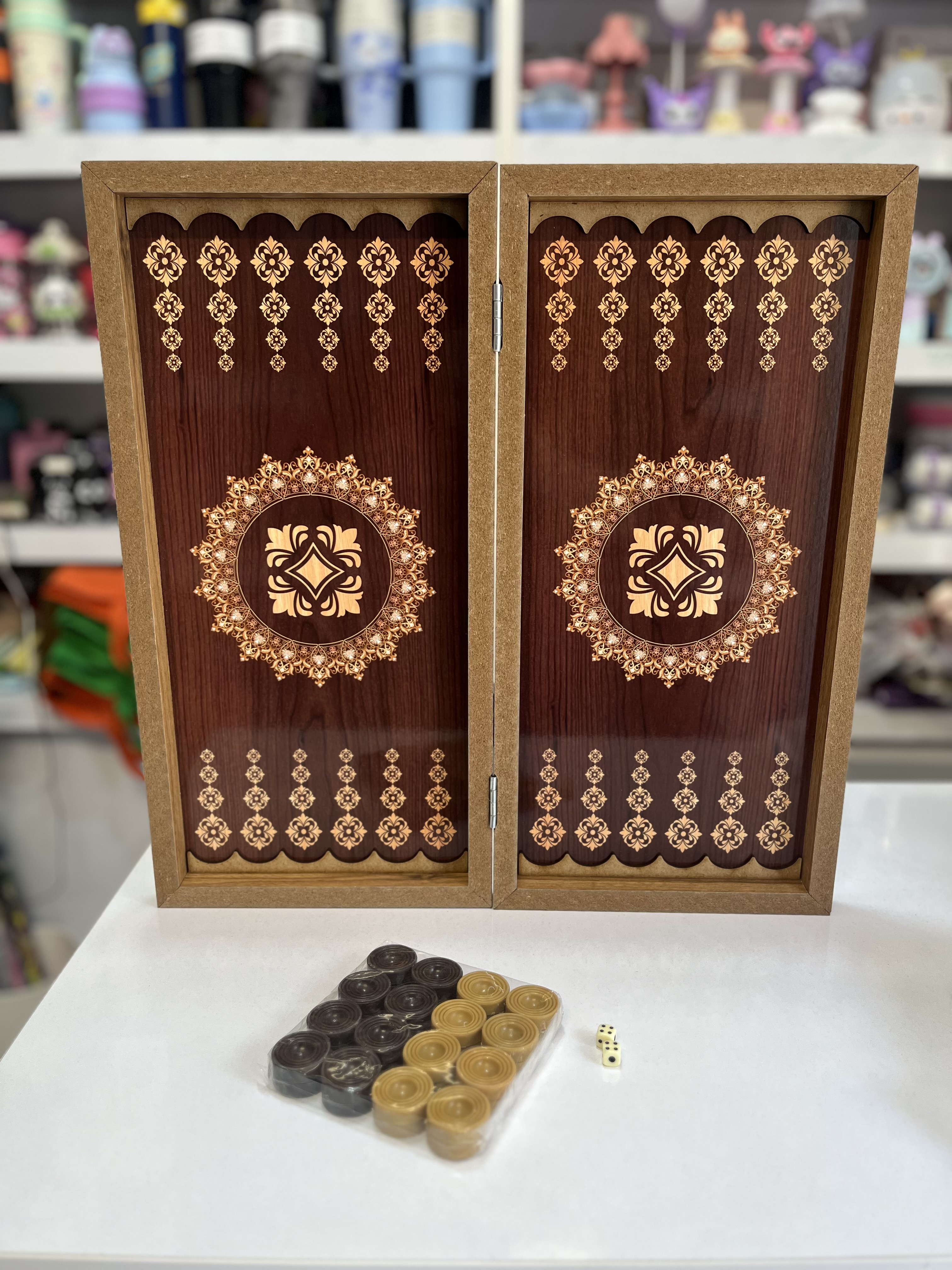 تخته نرد چوبی دست ساز